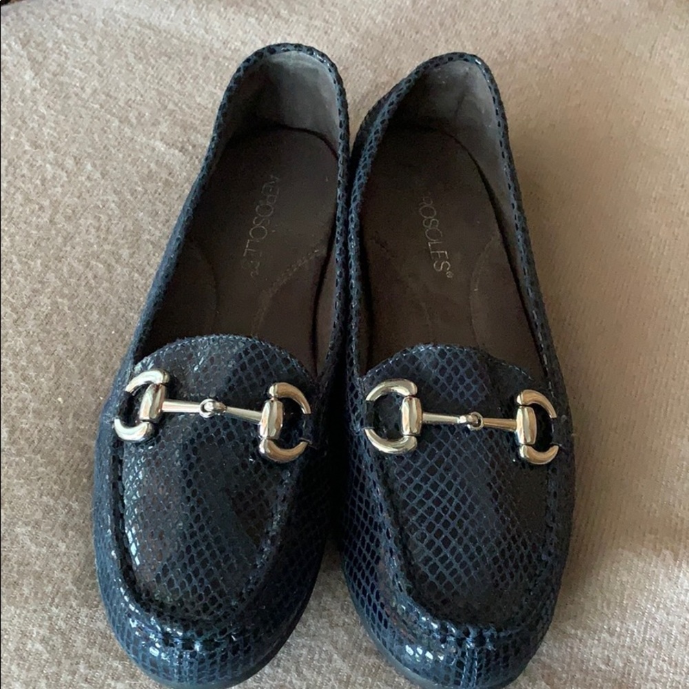 AEROSOLES blue Loafer/Moccasin